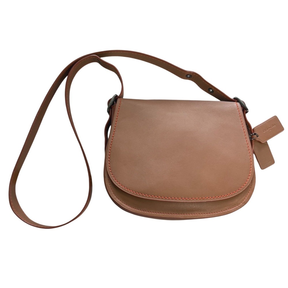 Coach Saddle Bag Womens Messenger Brown Leather Crossbody 1941 SD-20115 Heritage